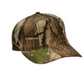 Camo Real Tree Hardwoods Green 5 Panel Camouflage Cap